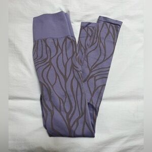 Fabletics Purple Patterned Leggings